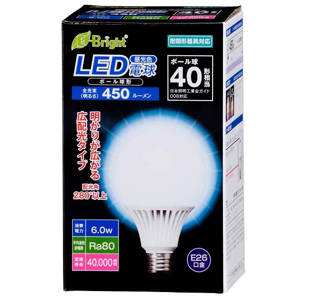 LB-L60T-L（04-9947）ＬＥＤ電球 ＴＥＬＡＳ ６Ｗ 電球色相当【蛍光灯・電球・LED・ハロゲンランプ販売の激安電材本舗】
