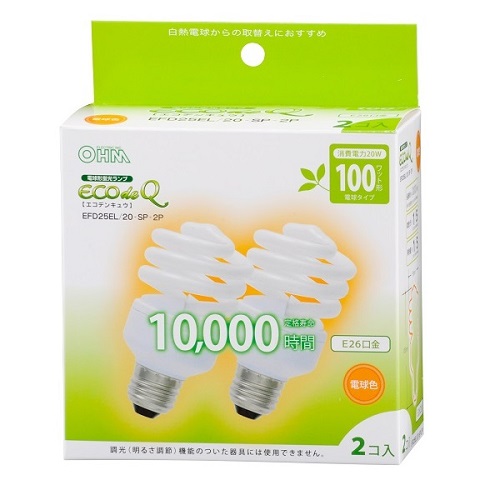 ランプ>電球形蛍光灯>100W形>EFD(EFSP)【蛍光灯・電球・LED・ハロゲン